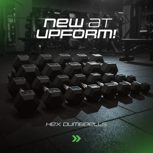 Gumiborítású HEX öntöttvas kézisúlyzó 17,5 kg - UpForm