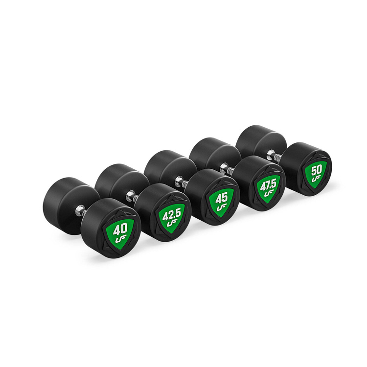 Poliuretán súlyzókészlet 40-50 kg (2,5 kg-os lépésekben) 450 kg - UpForm