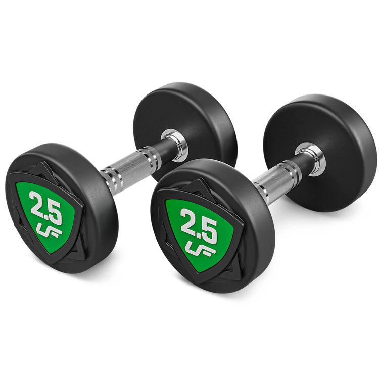 Poliuretán súlyzókészlet 2,5-25kg (2,5 kg-os lépésekben) 275 kg - UpForm