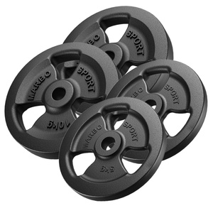 Tri-Grip Öntöttvas Súlyzótárcsa ø31 mm furat | Szett 30 kg / 2 x 10 kg + 2 x 5 kg - Marbo Sport