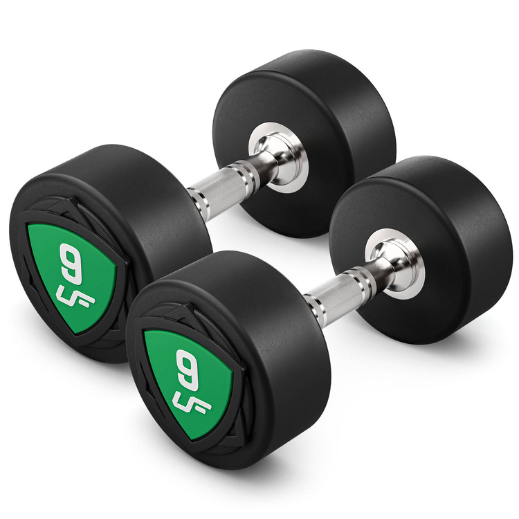 Poliuretán súlyzókészlet 1-10kg (1 kg-os lépésekben) 110 kg + súlyzótartó állvány UR-S005 - UpForm