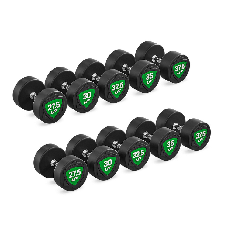 Poliuretán súlyzókészlet 27,5-37,5kg (2,5 kg-os lépésekben) 325 kg - UpForm