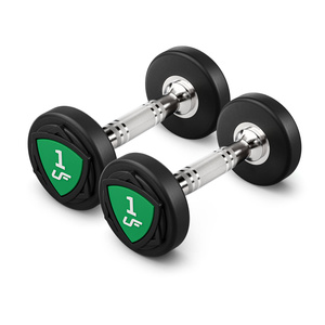Poliuretán súlyzókészlet 1-10kg (1 kg-os lépésekben) 110 kg + súlyzótartó állvány UR-S005 - UpForm