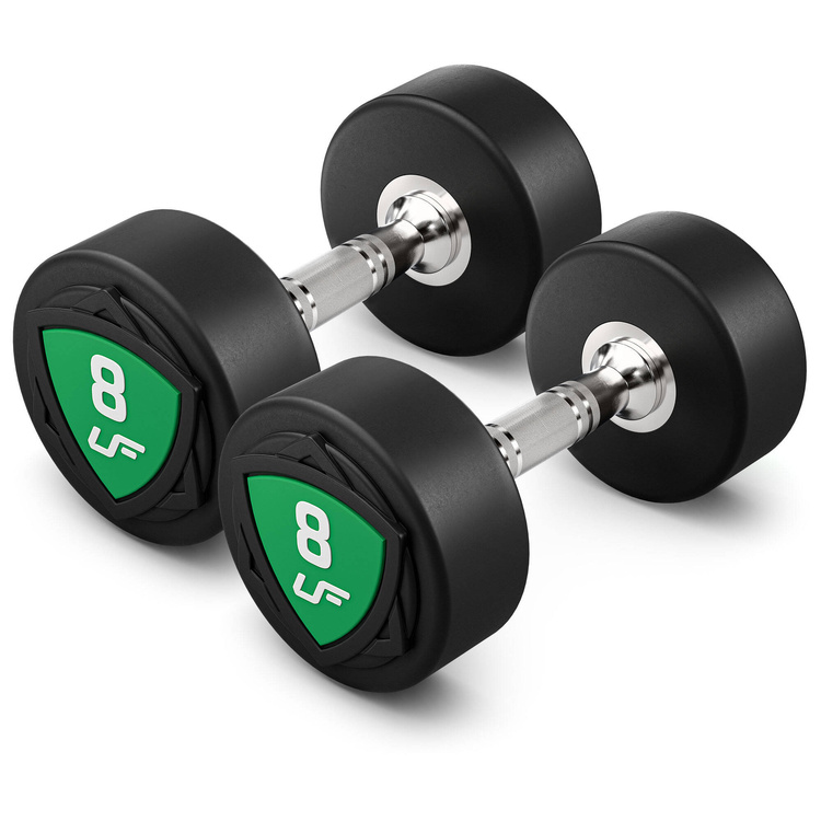 Poliuretán súlyzókészlet 1-10kg (1 kg-os lépésekben) 110 kg + súlyzótartó állvány UR-S005 - UpForm
