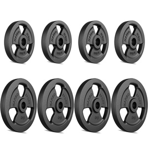 Tri-Grip Öntöttvas Súlyzótárcsa ø31 mm furat | Szett 30 kg / 4 x 5 kg + 4 x 2,5 kg - Marbo Sport