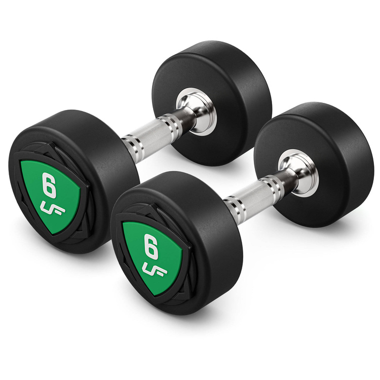 Poliuretán súlyzókészlet 1-10kg (1 kg-os lépésekben) 110 kg + súlyzótartó állvány UR-S005 - UpForm